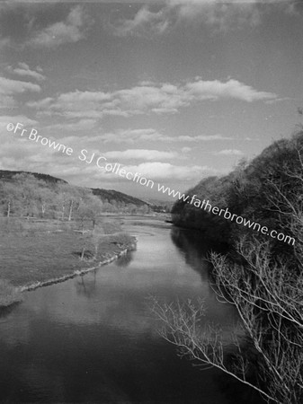 RIVER BLACKWATER FROM BRIDGE